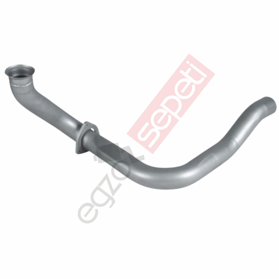 Renault Midlum Boru, Egzoz Ön, E3, 5010463746 Renault Midlum Ø88,9 Alusi,