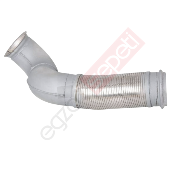 Volvo FH Boru, Egzoz Ön, E5, 21718691  Ø127 Alusi, Spiral (P),