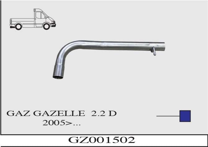 Gazelle 2.2 Dizel Çıkış Borusu 2005>..