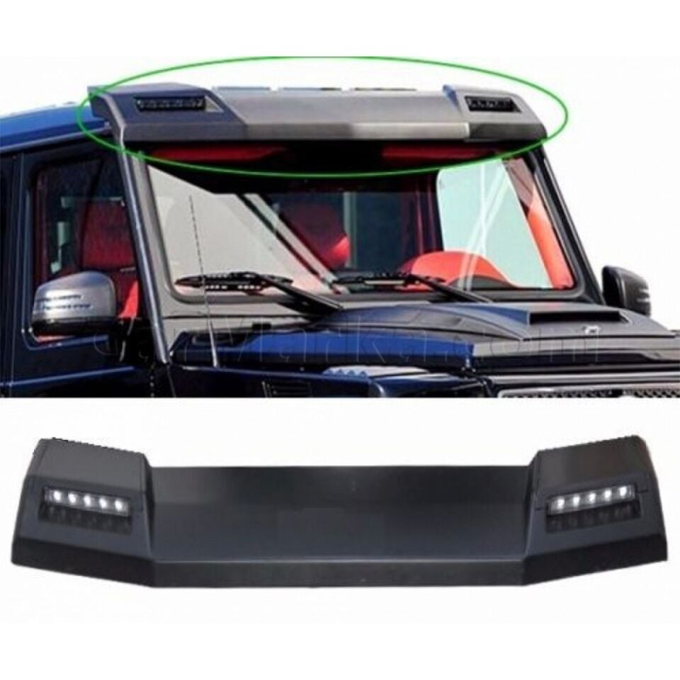 W463 G CLASS ÖN TAVAN SPOİLERİ LEDLİ