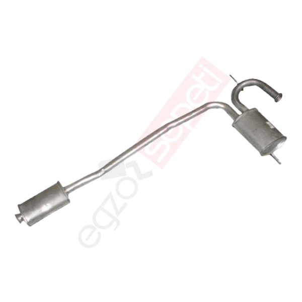 Renault R19 Orta Susturucu Borulu 1.4 / 1.6 Karbüratörlü Çift 1989 / 1992