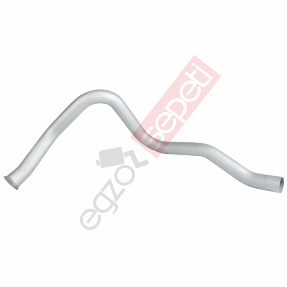 Renault Midliner Boru, Egzoz Ön, E2, 5010342103 Renault Midliner Ø88,9 Alusi,