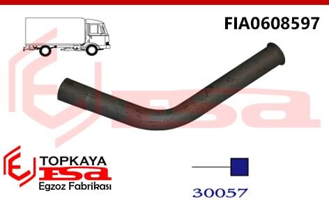 Fiat 35.9 Çıkış Borusu 1998 > ..
