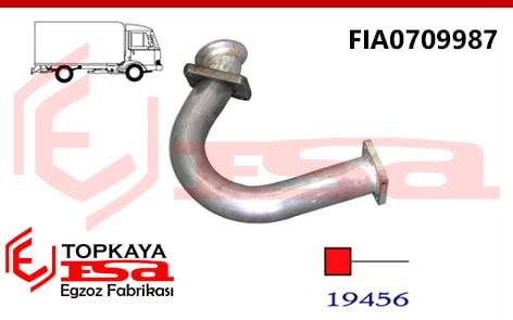 Fiat 85.12 Kamyonet Ön Boru Flanşlı 2000 > ..