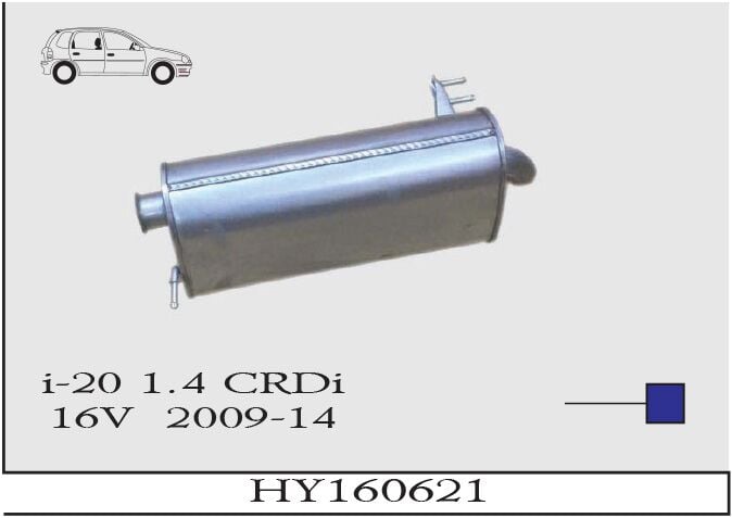 Hyundai İ-20 1.4 16V Crdi Arka Susturucu 2009 > 2014