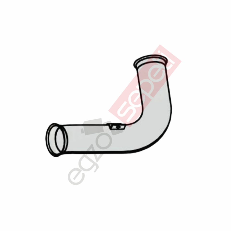 Daf XF95 Boru, Egzoz Ön, E3, 1600803 Daf XF95 Ø127 Alusi,