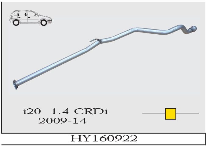 Hyundai İ20 1.4 16V Crdi Ara Boru 2009 > 2014