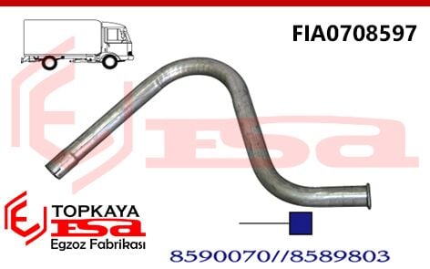 Fiat 85.12 Çıkış Borusu 1997 >..