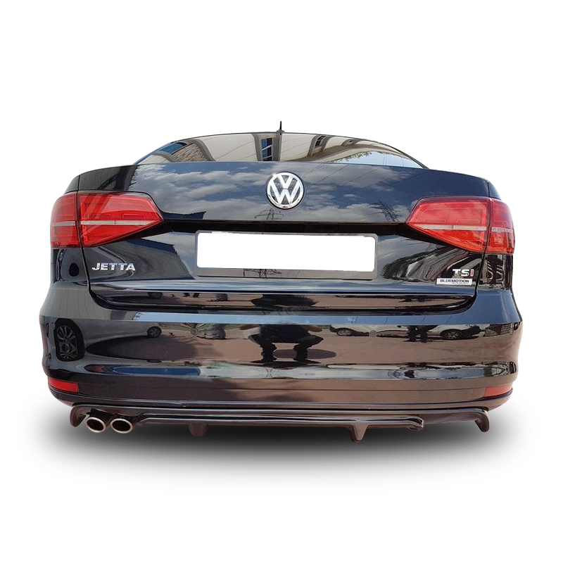 VW Jetta R Model Arka Tampon Difüzör 2015- Sonrası