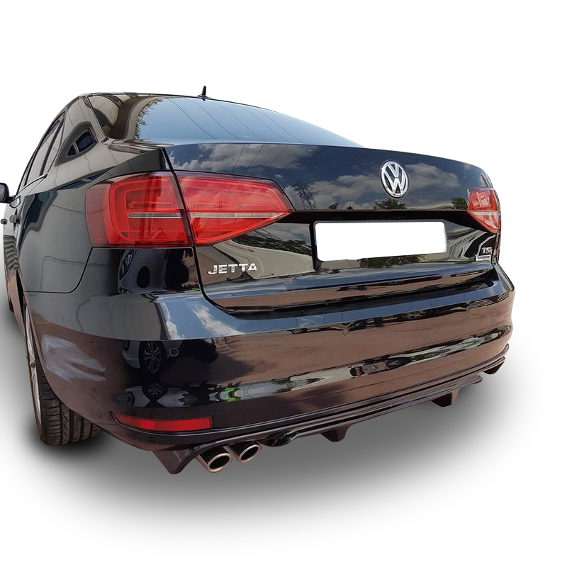VW Jetta R Model Arka Tampon Difüzör 2015- Sonrası