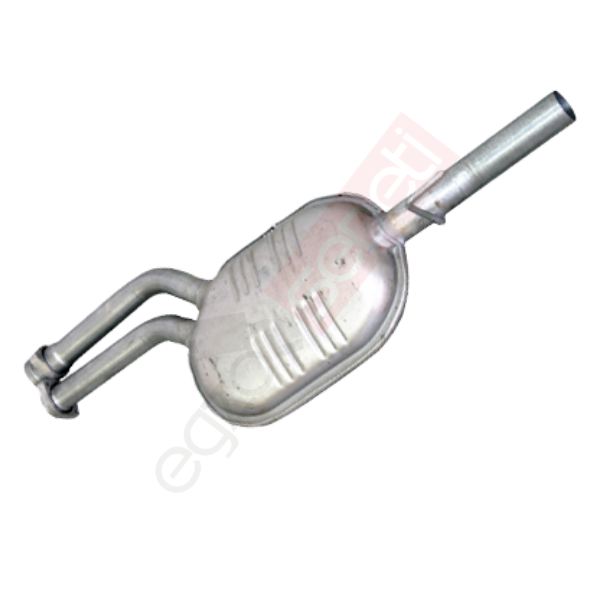 Mercedes E200 210 Kasa Kompresör Orta Susturucu Borulu Baskılı 1997 Ve Sonrası