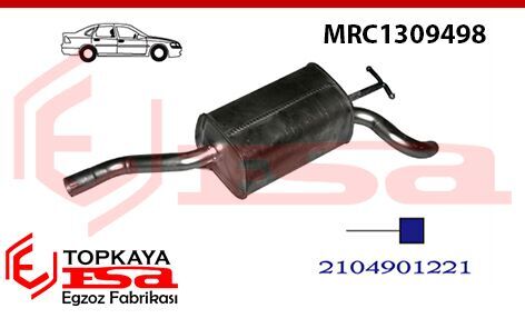 Mercedes E220 210 Kasa Arka Susturucu Borulu 1995 >..