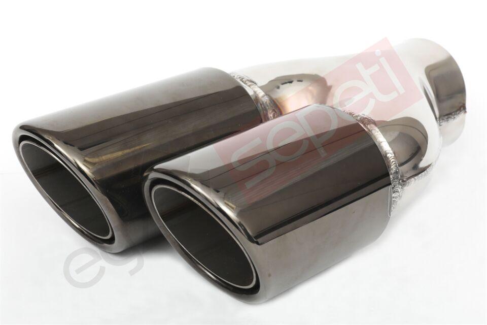 Füme Egzoz Uçları Sag Ve Sol Takım 76 MM
