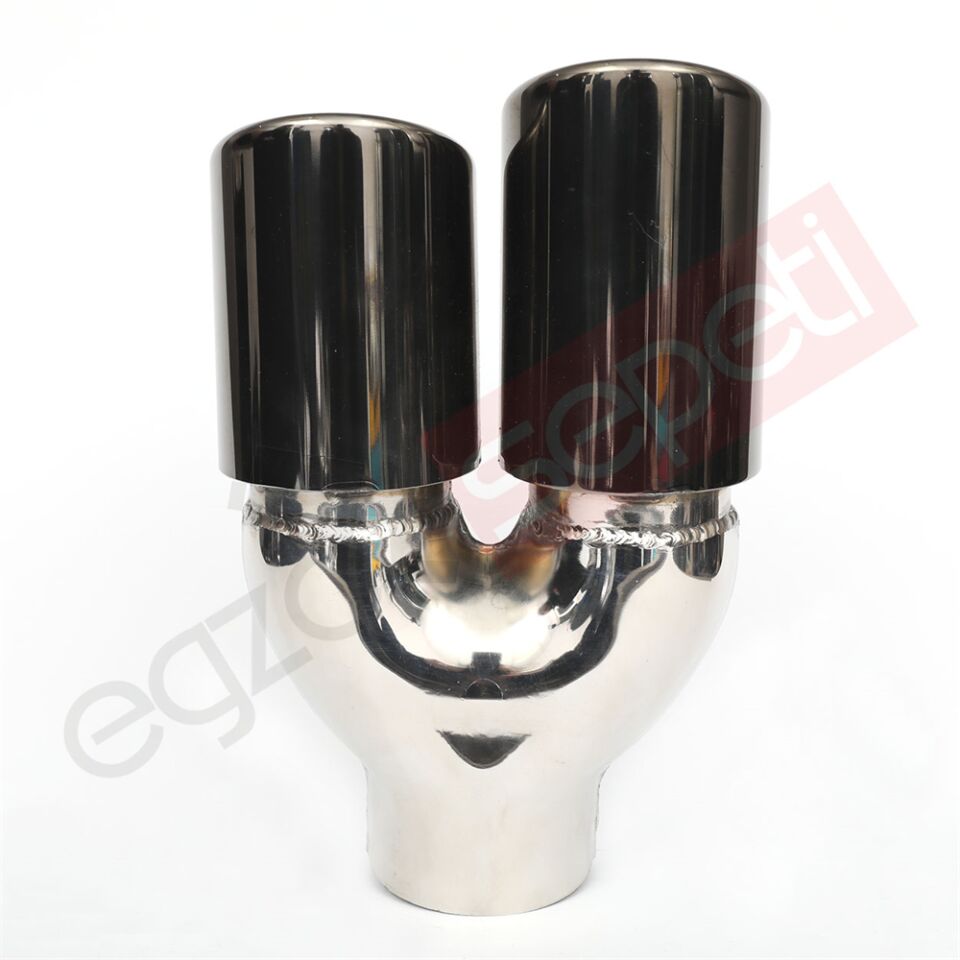 Füme Egzoz Uçları Sag Ve Sol Takım 76 MM