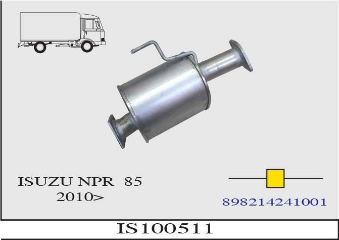 Isuzu NPR 85 Kamyonet Orta Susturucu 2010>...