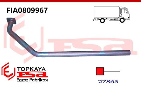 Fiat 35.9 / 65.9 Ön Boru Tek Flanşlı
