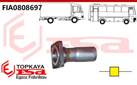 Fiat M25/35.9 Kısa Ara Boru