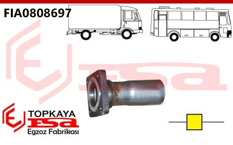 Fiat M25/35.9 Kısa Ara Boru
