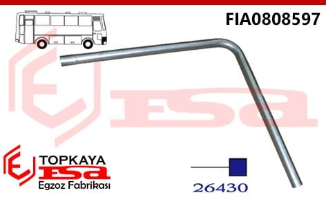 Fiat M23 Çıkış Borusu 1998 > ...