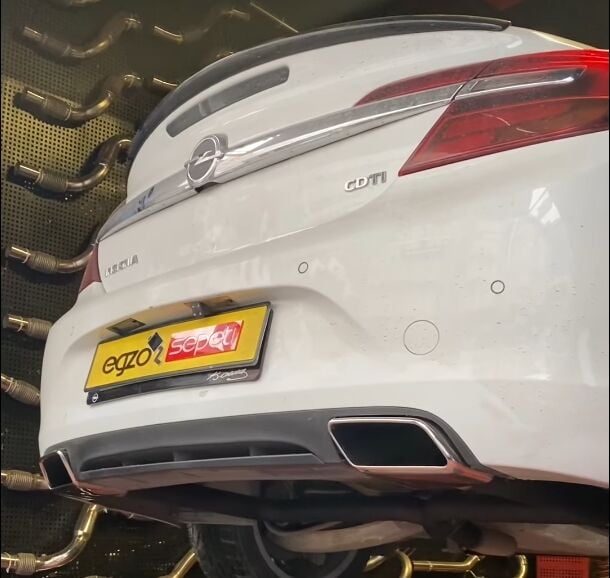 Opel Insignia Egzoz Ucu Kare Model Krom Takım Sag Ve Sol
