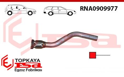 Renault Laguna 2 1.9 Dsl Ön Boru Spiralli 2002 Ve Sonrası