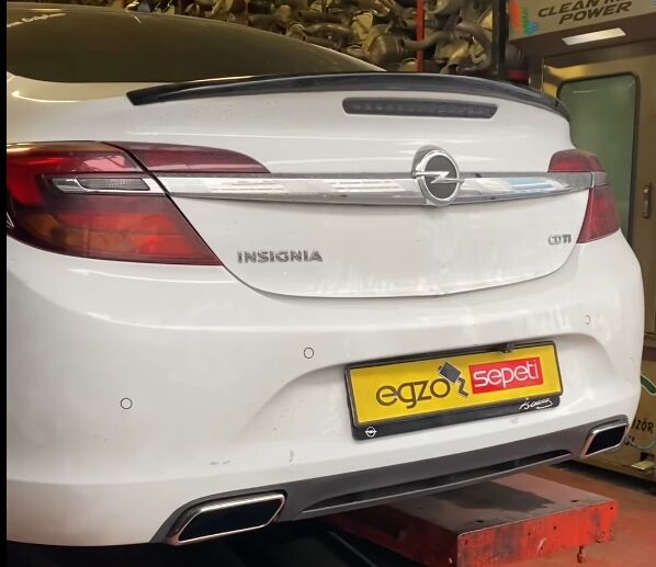 Opel Insignia Egzoz Ucu Kare Model Krom Takım Sag Ve Sol