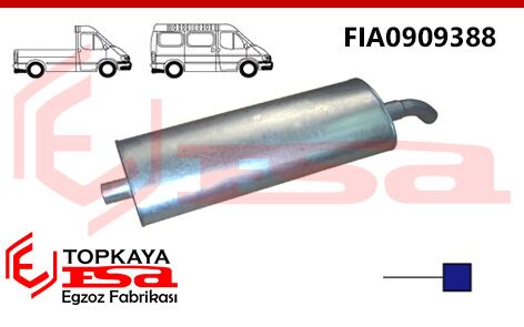 Fiat Daily Turbo Susturucu Oval Yeni Model