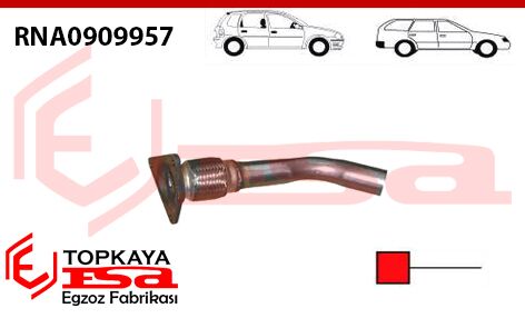 Renault Laguna 2 1.6İ / 1.8 Ön Boru Spiralli Yarım 2001 / 2006