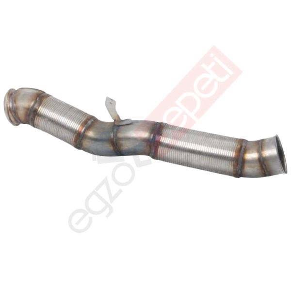 Scania P.G.R.S Boru, Egzoz Ön, E6, 2442590  Ø114,3 Inox, Spiral (P),
