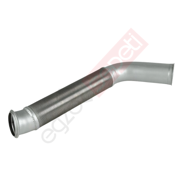 Daf CF75 Boru, Egzoz Ön, E3, 1629454 Ø127 Inox, M-Spiralli,