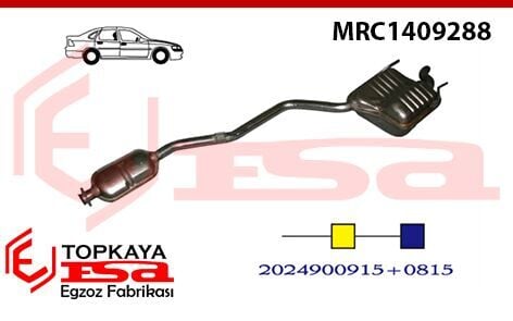 Mercedes C200 Dsl 202 Kasa Arka Orta Baskılı 1993 > 1998