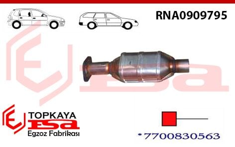 Renault Laguna 1 1.8 / 2.0 115 Hp Katalitik Konverter Euro 2 1994 > 2001