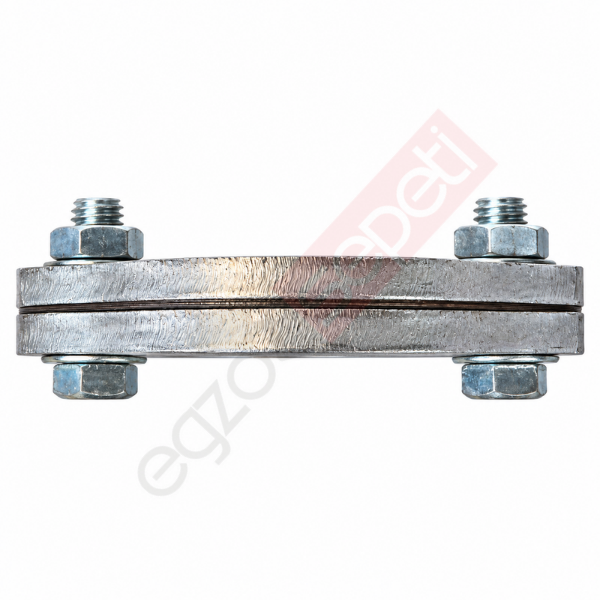 1 Adet Krom 60 MM ÇAP 8 MM Kalınlık Flanş Ara Contası, Somun, Pul Ve Civataları