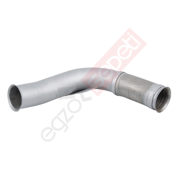 Scania 4 Series Boru, Egzoz Ön, E3, 1502090 Ø114,3 Alusi, Spiral (P),