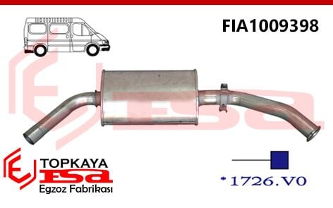 Fiat Ducato 2 Arka Susturucu 1994 >...
