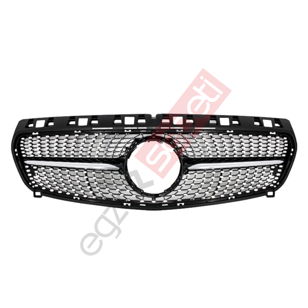 Mercedes W176 Panjur Diamond Siyah Çıta 2013-2015