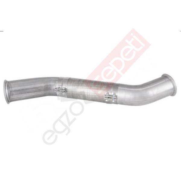 Daf XF95 Boru, Egzoz Ön, E3, 1629454 Ø127 Alusi, Spiral (P),