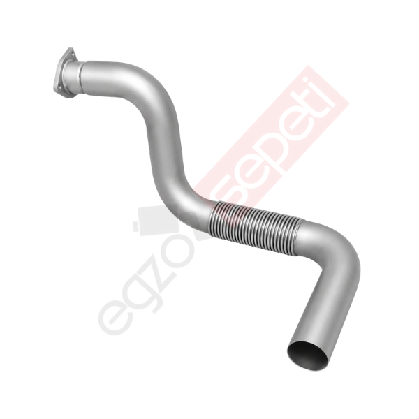 Doosan  Boru, Jeneratör, Egzoz Ön, 22899876B Ø76,2 Alusi, Spiral (P),
