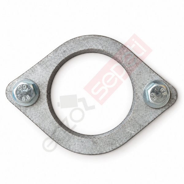 1 Adet Krom 76 MM ÇAP 8 MM Kalınlık Flanş Ara Contası, Somun, Pul Ve Civataları