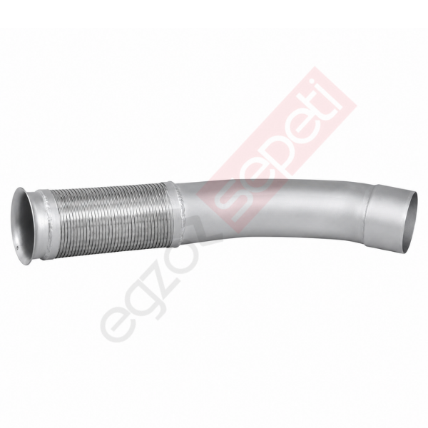Mercedes Actros Boru, Egzoz Ön, E3, 9424904119  Ø120 Alusi, Spiral (P),