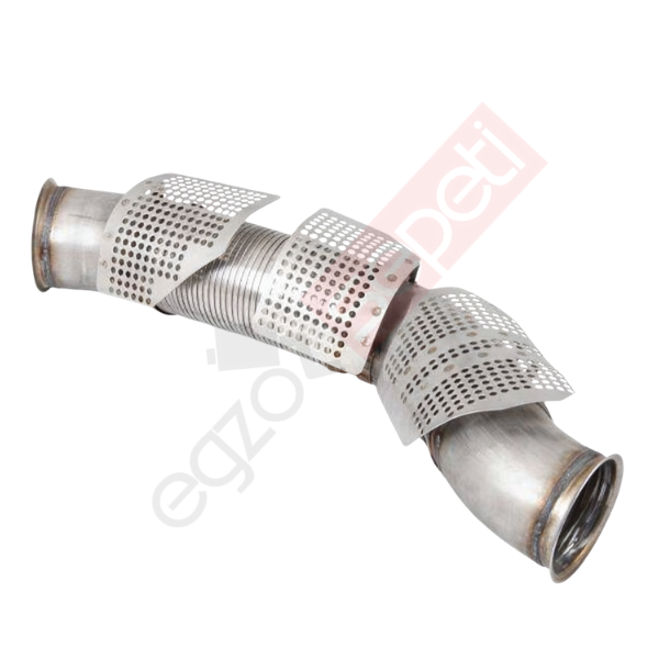 Scania P.G.R Boru, Egzoz Çıkış, E6, 1924401 Ø127 Inox, Spiral (P), Isı Kalkanlı,