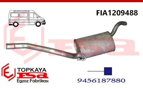 Fiat Scudo 1.9 Dsl Arka Susturucu Borulu Tekli 2000 > ...