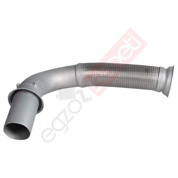 Daf CF75 Boru, Egzoz Ön, E2, 1358093 Ø101,6 Alusi, Spiral (P),
