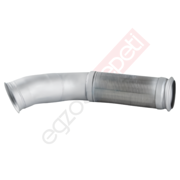 Renault Premium Boru, Egzoz Ön, E5, 7422325967 Ø127 Inox, Spiral (P),
