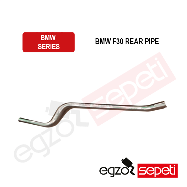 Bmw F30 3.20 / 3.16 Orta Kısa Krom Egzoz Borusu