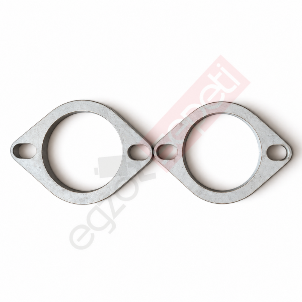 2 Adet Krom 76 MM ÇAP 8 MM Kalınlık Flanş
