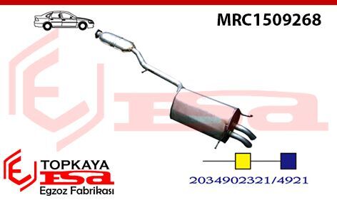 Mercedes C200 203 Kasa Arka Orta Kompressor 2000 > ...