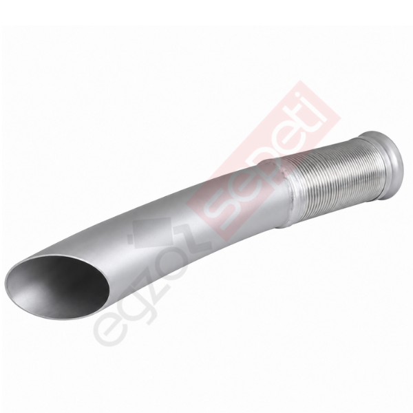 Mercedes Actros Boru, Egzoz Ön, E5, 9304900419 Ø120 Alusi, Spiral (PS),