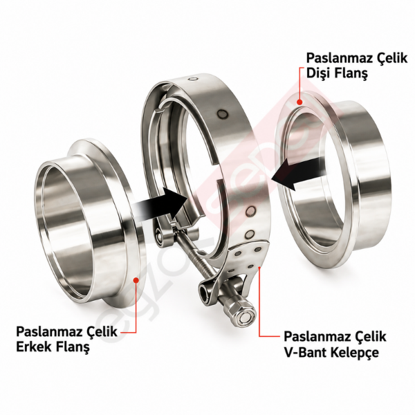 60 mm VBAND KROM KELEPÇE