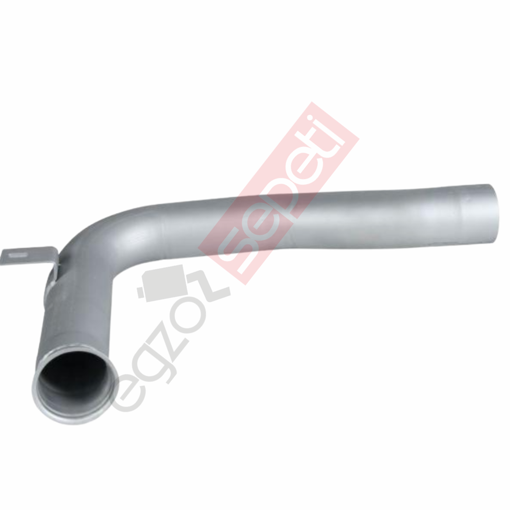 Daf XF95 Boru, Egzoz Ön, E3, 1322830 Daf XF95 Ø127 Dkp, Gri (Ral7010),